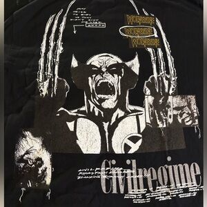 Civilregime x Marvel Wolverine - In Chaos We Bloom 199X Large Tee